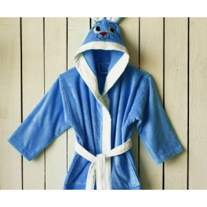 Халат за Деца в син цвят с Уши Халат за Деца в син цвят с Уши